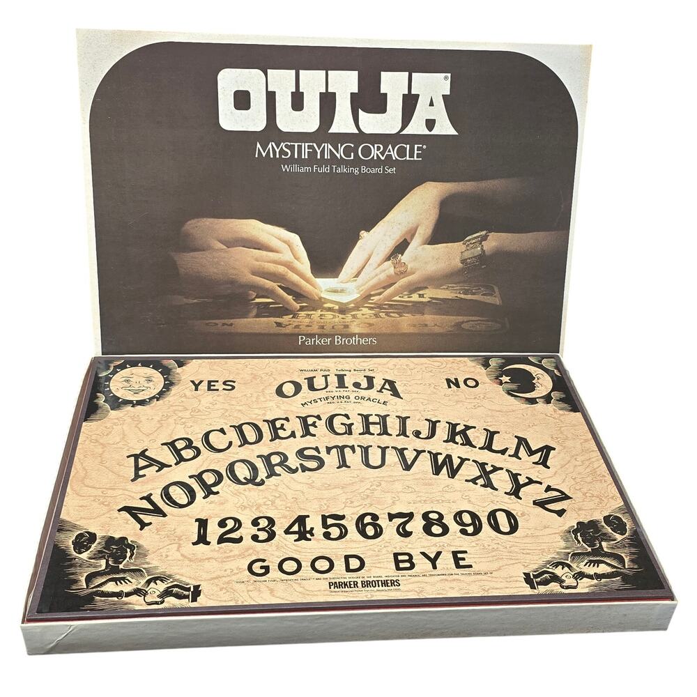 Vintage Ouija Mystifying Oracle William Fuld Talking Board Set Parker Brothers - Picture 8 of 8
